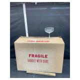 Large box of stemware