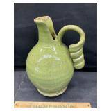 Antique pottery pitcher