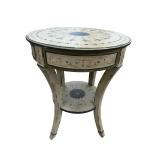 Round uttermost accent table