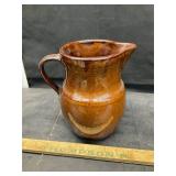 Pottery pitcher