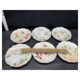6 Limoges plates