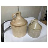 2 stoneware jugs