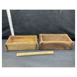 2 vintage brick molds