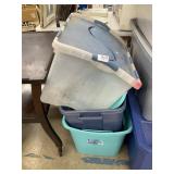 3totes with lids