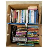 2 boxes of books