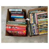 2 boxes of books