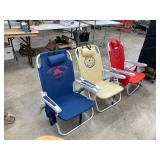 3 Tommy Bahama beach chairs