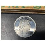 Trump coin .999 1 ounce silver