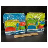 2 -24 pc kids dinnerware sets