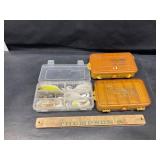 Tackle  boxes and contents