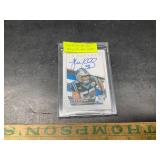 Luke Kuechly autographed card