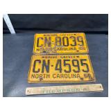 2 1960 NC tags