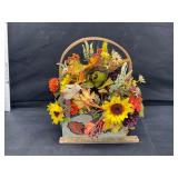 Basket with flowers