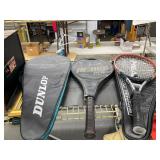 3 Tennis rackets