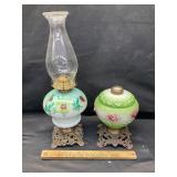 2 oil lamps