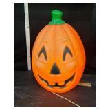 Blow mold jack-o-lantern