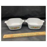 2 Corning ware bowls