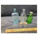 Vintage bottles and shakers