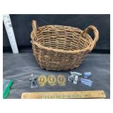 Vintage basket and other