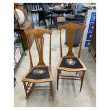 2 vintage chairs