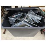 Tote of metal brackets