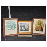 3 religious prints