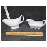 2 gravy boats Royal Ironstone Cordon Bleu