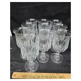 Tulip water goblets