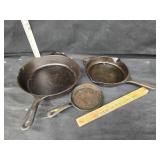 Cast iron pans