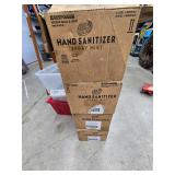 Hand sanitizer 3 full cases 1 partial