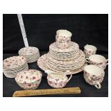 Copeland Spode Rosebud Chintz China nice set