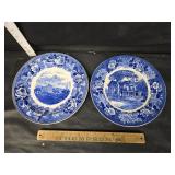 Staffordshire collector plates