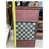 Decorated checker board