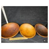 Wood bowls