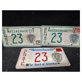 Massachusetts Senate License Plates