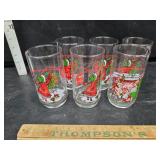 Coca Cola Christmas glasses