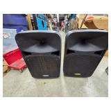 Pair of Samson auro speakers