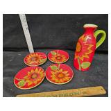 Sunflowers Drink set