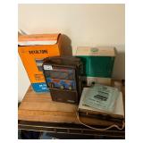 Vintage radio and recorder