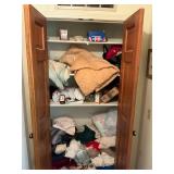 Contents of hall closet