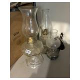 3 oil lamps