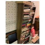 Book case and contents upstairs
