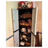 Cabinet and contents