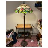 Stained glass floor lamp