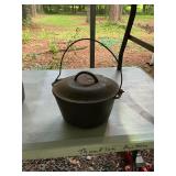 Vintage cast iron pot