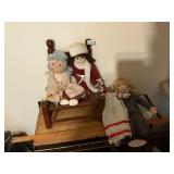 Chair and dolls