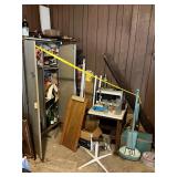 Cabinet and contents of corner