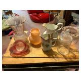 Miscellaneous glassware