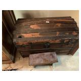 Vintage trunk and contents
