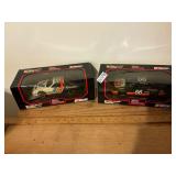 2 die cast race cars
